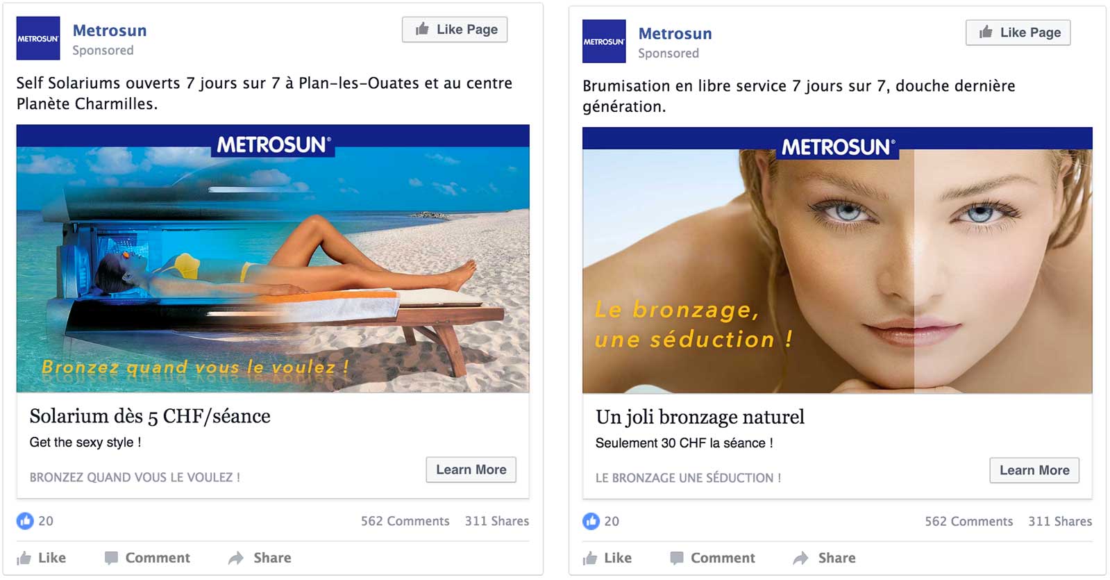 Campagne Digitale Metrosun